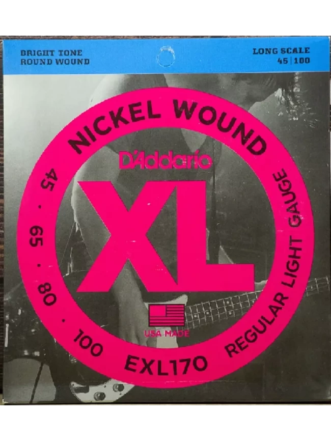 Струны д/бас DADARIO EXL170-4 (45-100) фото 1