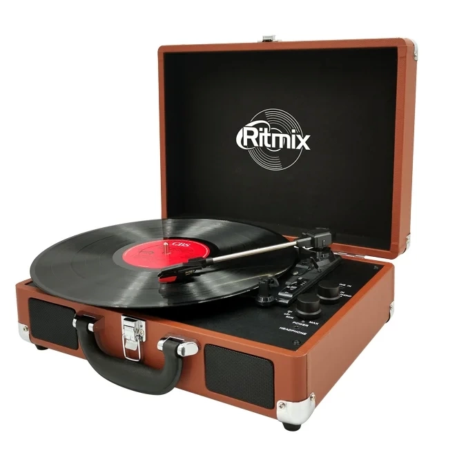 Проигрыватель RITMIX LP-160B BROWN фото 1