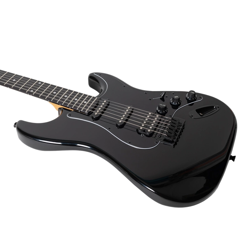 Электрогитара ROCKDALE STARS Black Limited Edition HSS BK фото 10