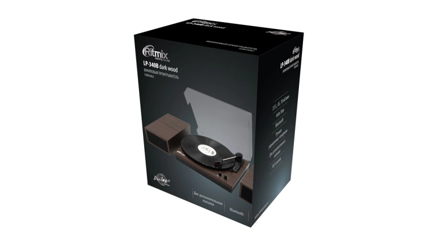Проигрыватель RITMIX LP-340B Dark wood фото 3