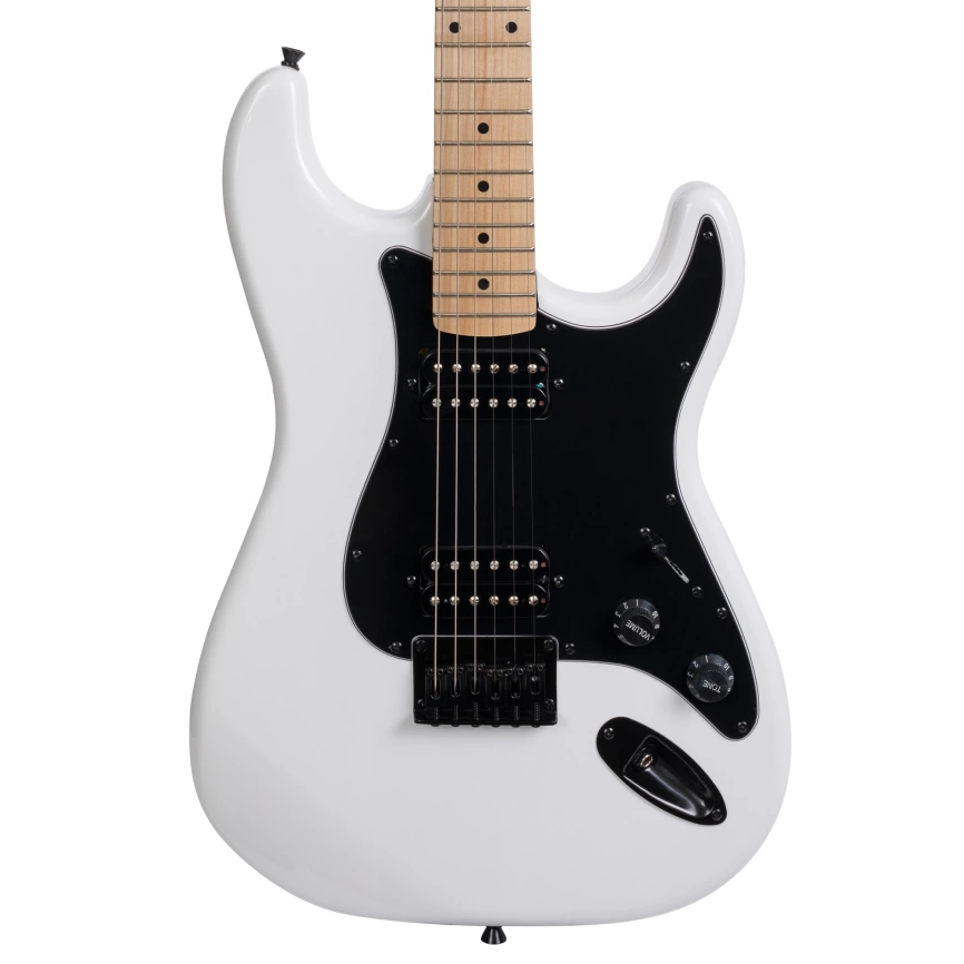 Электрогитара ROCKDALE STARS PLUS HH MAPLE BK черный фото 5