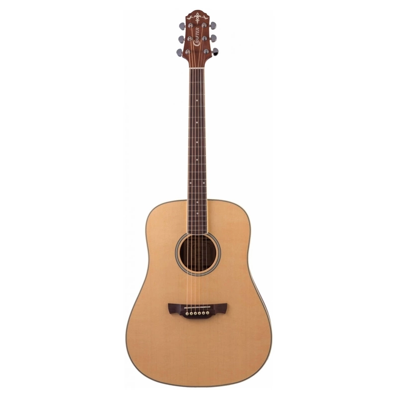 Акустическая гитара CRAFTER  D-6/NC Дредноут c чехлом,красное дерево фото 1