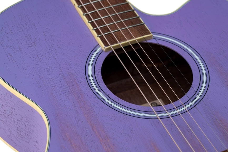 Акустическая гитара Sevillia IWC-235 MTP розовый фото 12