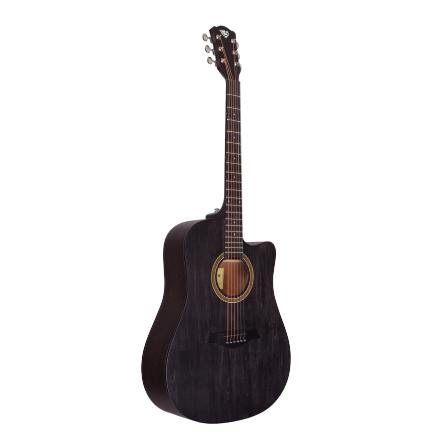 Акустическая гитара ROCKDALE AURORA D1 C RB с вырезом коричневый фото 2