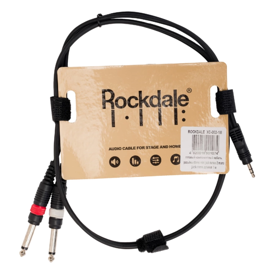 Кабель ROCKDALE XC-002-1M JACK MINI JACK фото 1