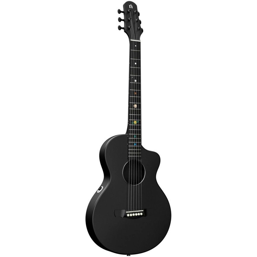 Электроакустическая гитара NATASHA Asteroid NSX Cosmic Black  фото 3