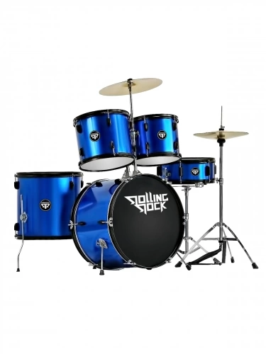 Ударная установка ROLLING ROCK JR-2221A BL синий металлик фото 1