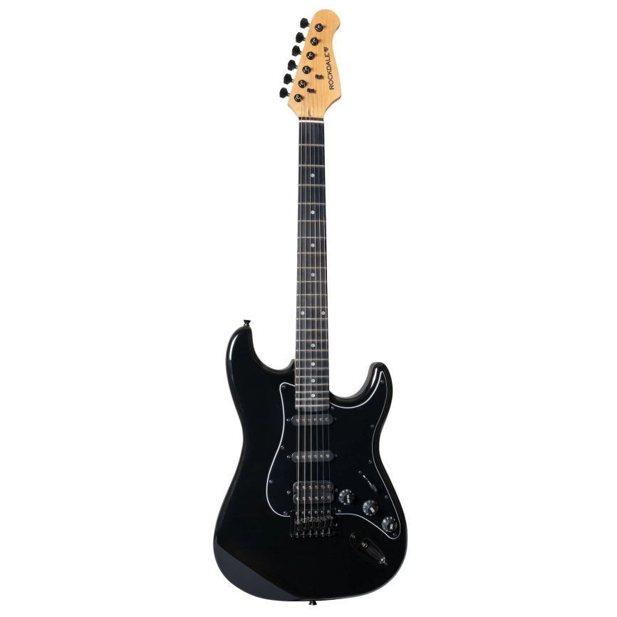 Электрогитара ROCKDALE STARS Black Limited Edition HSS BK фото 1