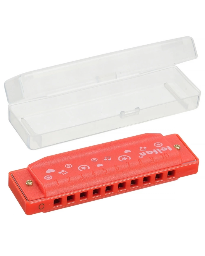 Губная гармошка FUTURE STAR SL-1015 RD красный фото 1