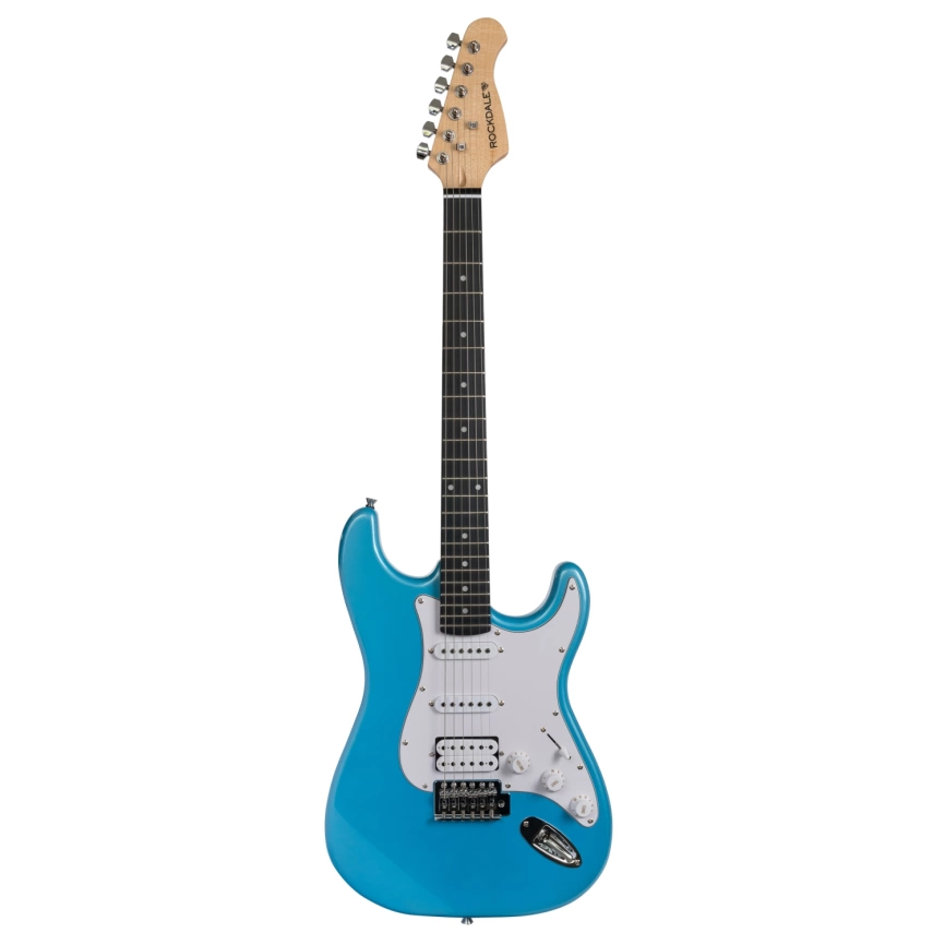 Электрогитара ROCKDALE STARS HSS BLUE METALLIC синий металлик фото 1