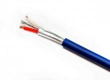 Кабель LCM-18 BL микрофонный синий 2 жилы 2 экрана OD3.0мм фото 1