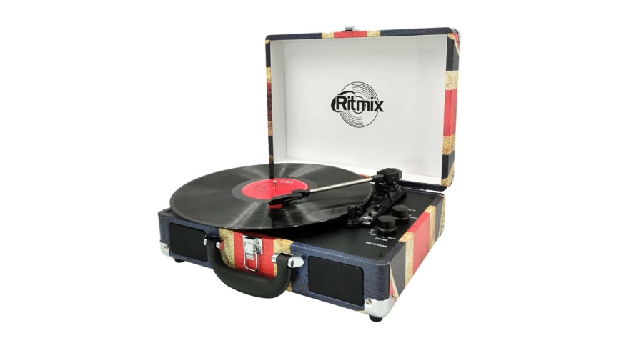 Проигрыватель RITMIX LP-120B UK Flag фото 1