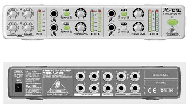 Предусилитель для наушников BEHRINGER AMP800 фото 2