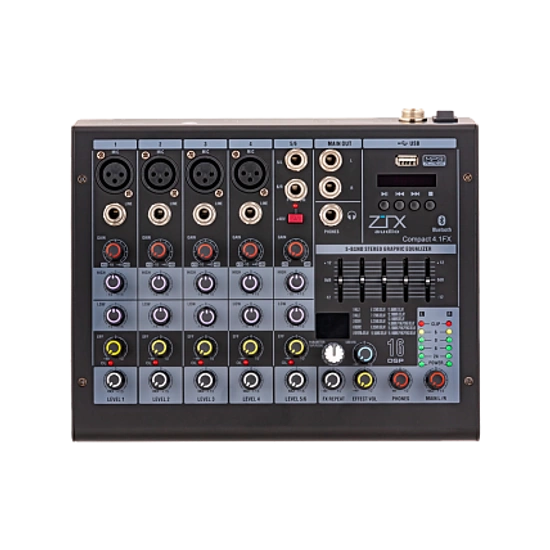 Микшерный пульт ZTX audio Compact 4.1Fx фото 1