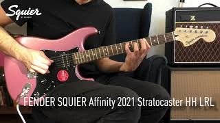 Электрогитара FENDER SQUIER AFFINITY 2021 STRATOCASTER HH LRL OLYMPIC WHITE белый фото 7