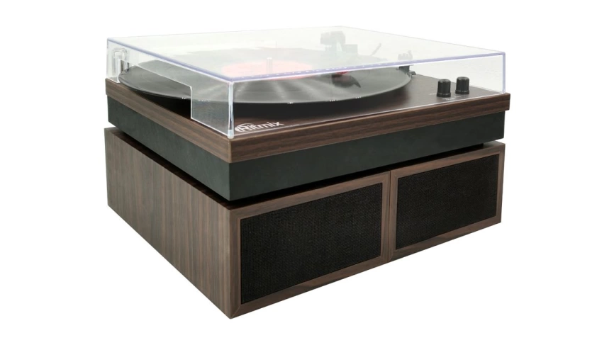 Проигрыватель RITMIX LP-340B Dark wood фото 2