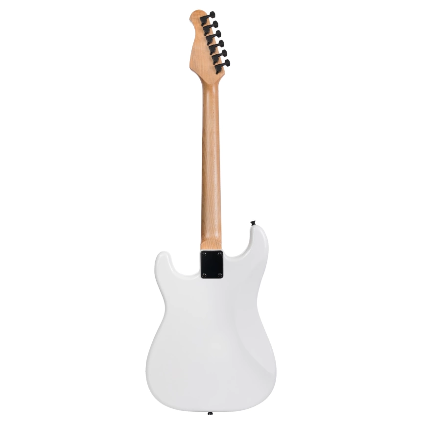 Электрогитара ROCKDALE STARS PLUS HH MAPLE WHITE белый фото 2