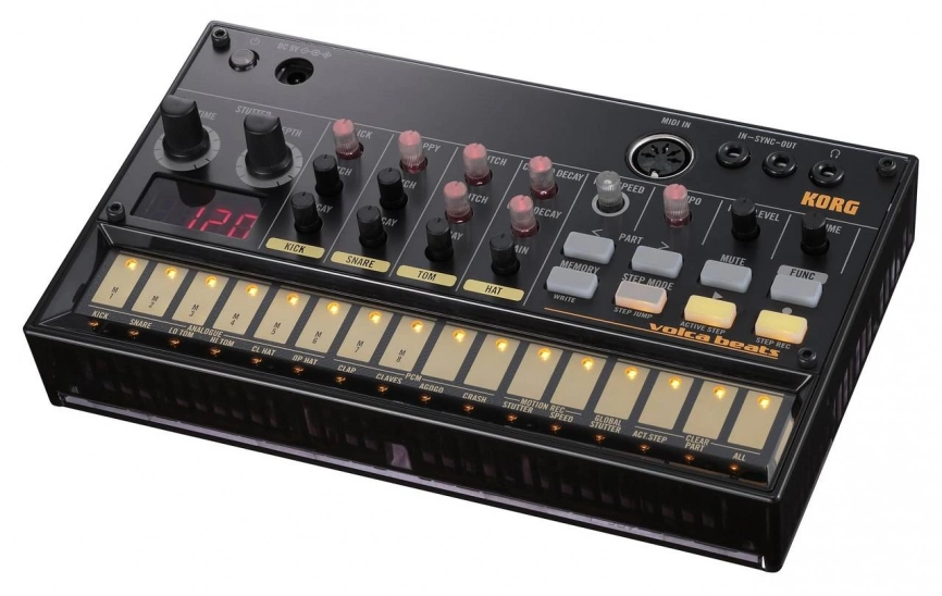 Драм машина KORG аналоговая Voica Beats фото 2