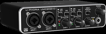 Внешний аудиоинтерфейс BEHRINGER UMC202HD фото 1