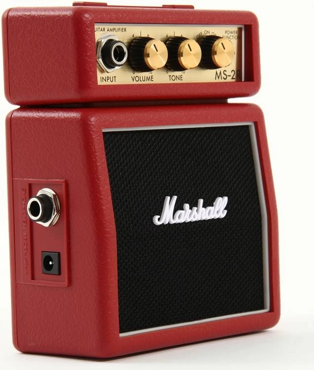 Гитарный усилитель MARSHALL MS-2R MICRO AMP (RED)  фото 2