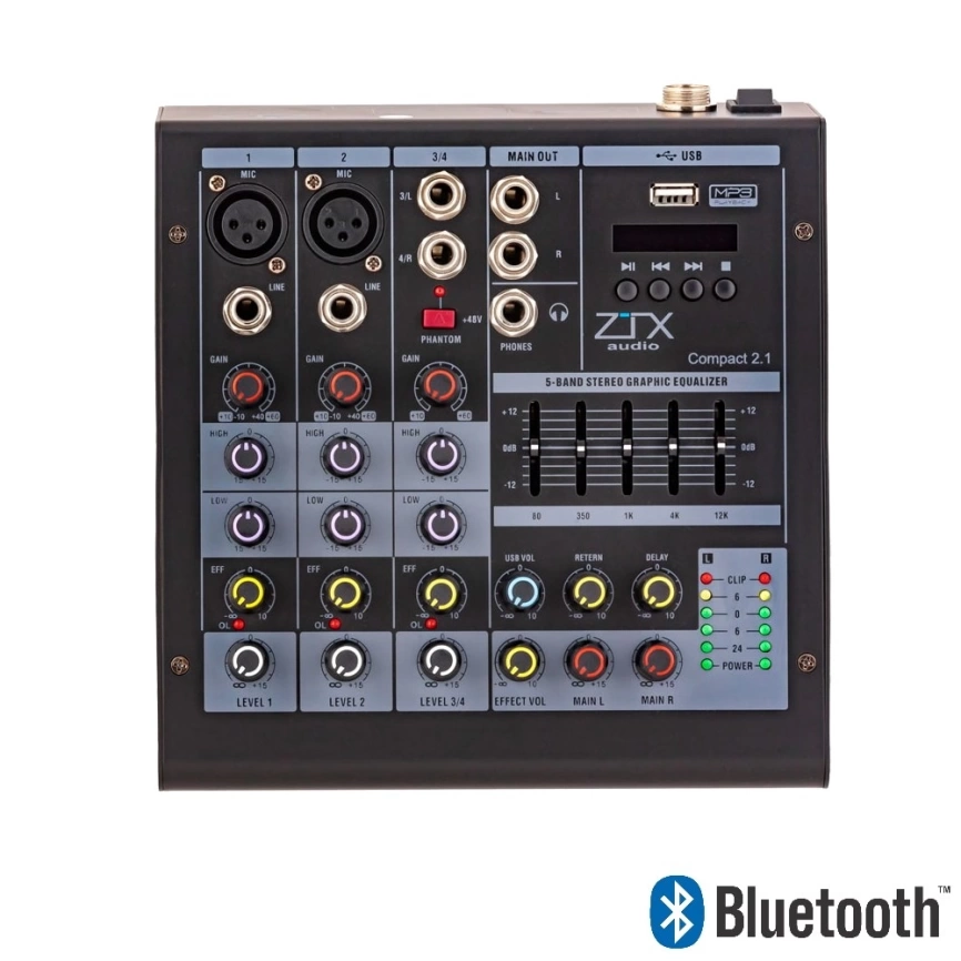 Микшерный пульт ZTX audio Compact 2.1 фото 1