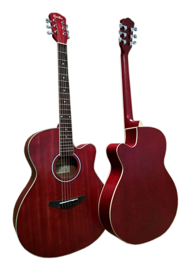 Акустическая гитара SEVILIA IWC-235 MTRD красный фото 1