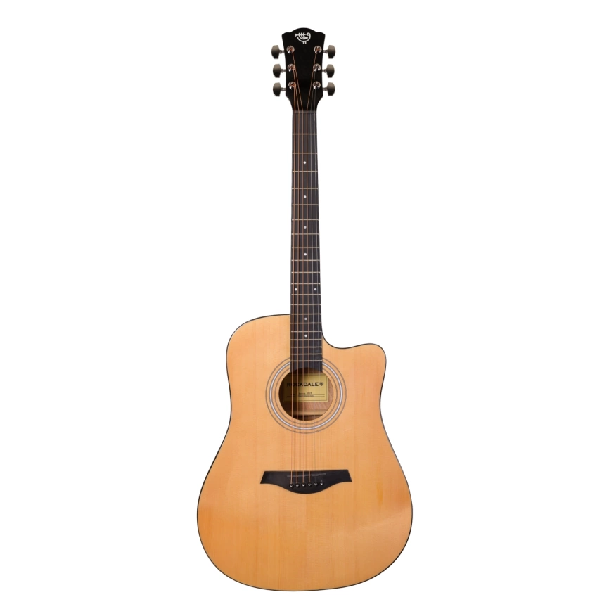Акустическая гитара ROCKDALE AURORA D5 GLOSS C NAT натуральный, глянцевое покрытие фото 1
