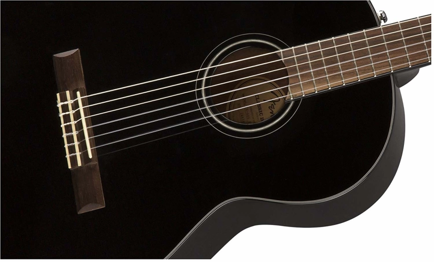 Классическая гитара FENDER CN-60S Black фото 4