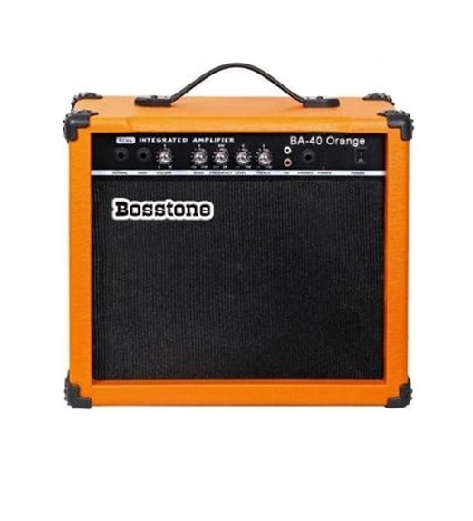 Комбоусилитель для басгитары BOSSTONE BA-40W оранжевый фото 1