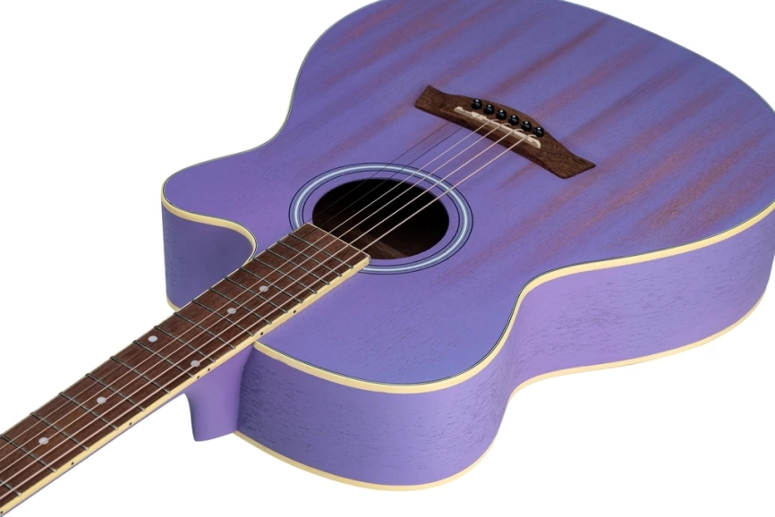 Акустическая гитара Sevillia IWC-235 MTP розовый фото 6