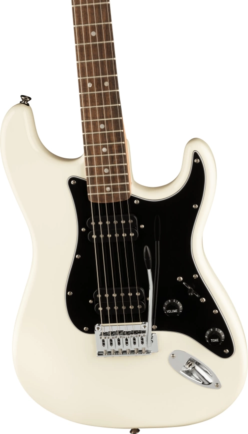 Электрогитара FENDER SQUIER AFFINITY 2021 STRATOCASTER HH LRL OLYMPIC WHITE белый фото 6