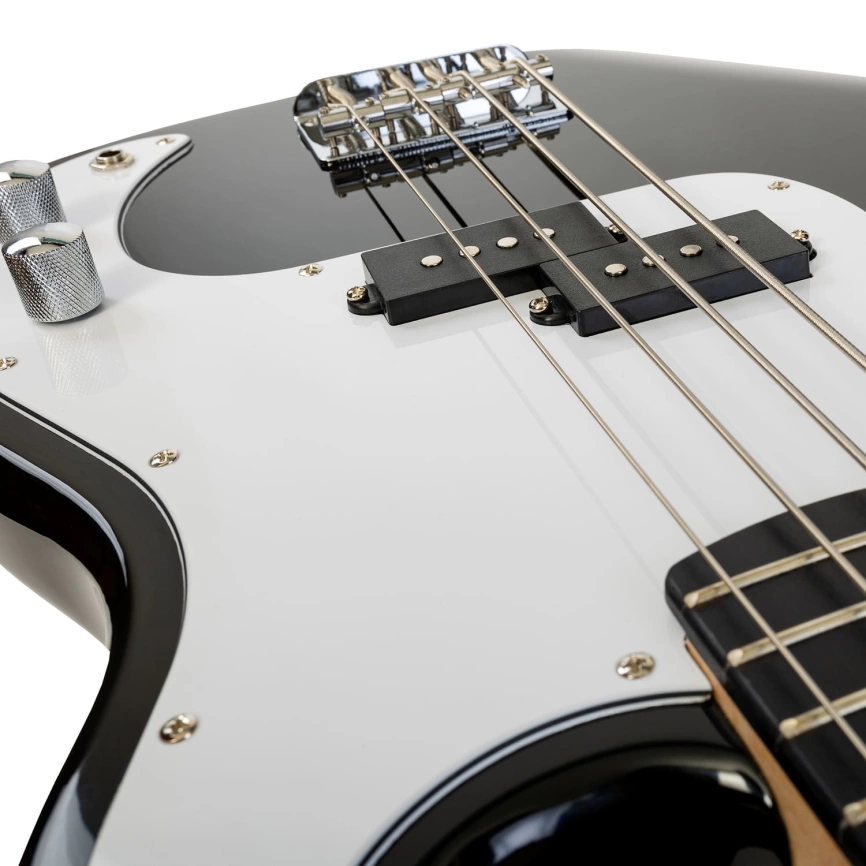 Бас гитара ROCKDALE STARS PB BASS Black форма корпуса пресижн бас фото 6