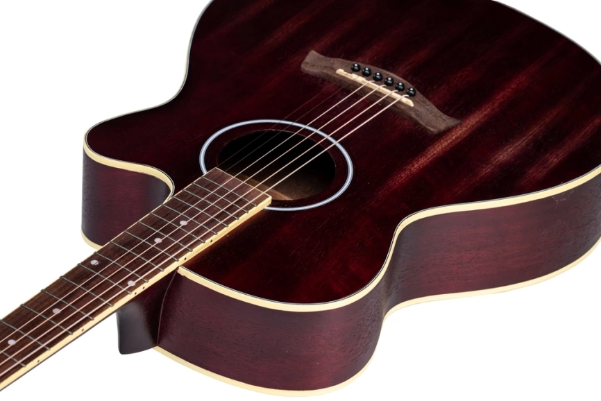 Акустическая гитара Sevillia IWC-235 MTRD красный фото 7