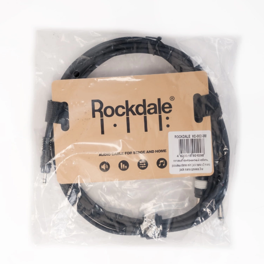 Кабель ROCKDALE XC-002-3M JACK MINI JACK фото 4