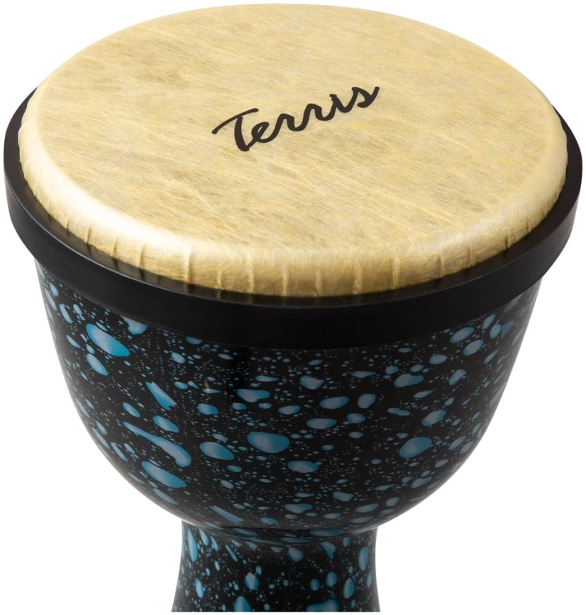 Джембе TERRIS DPC-10 MAZUT черный с пузырями фото 5
