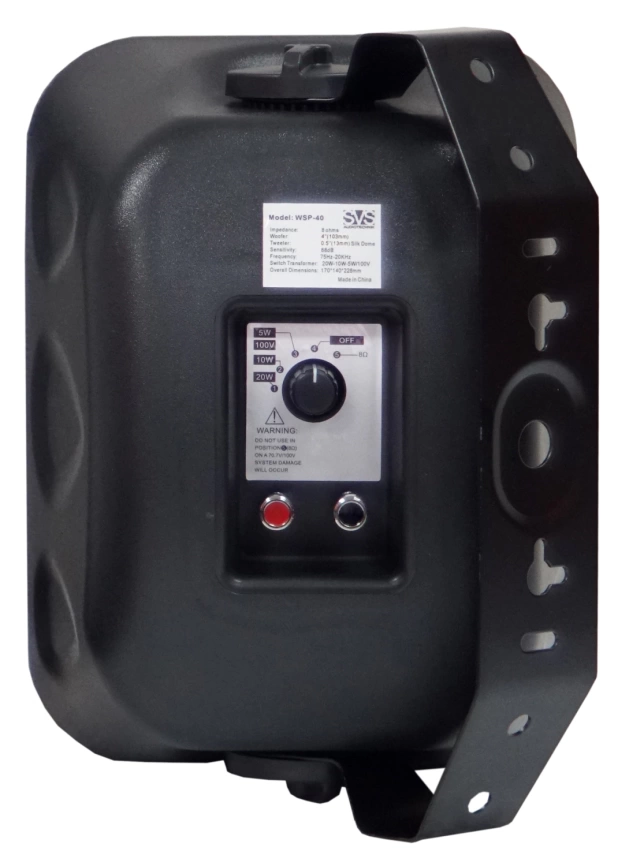 Громкоговоритель SVS AUDIOTECHNIK WSP-40 настенный черный фото 2