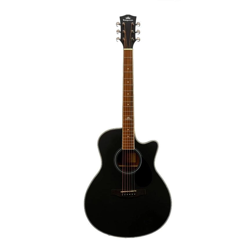 Акустическая гитара KEPMA A1C BLACK MATT цвет чёрный  фото 1