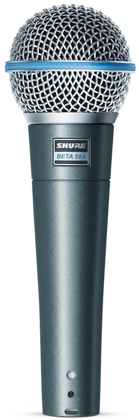 Микрофон SHURE BETA 58A динамический суперкардиоидный вокальный фото 1