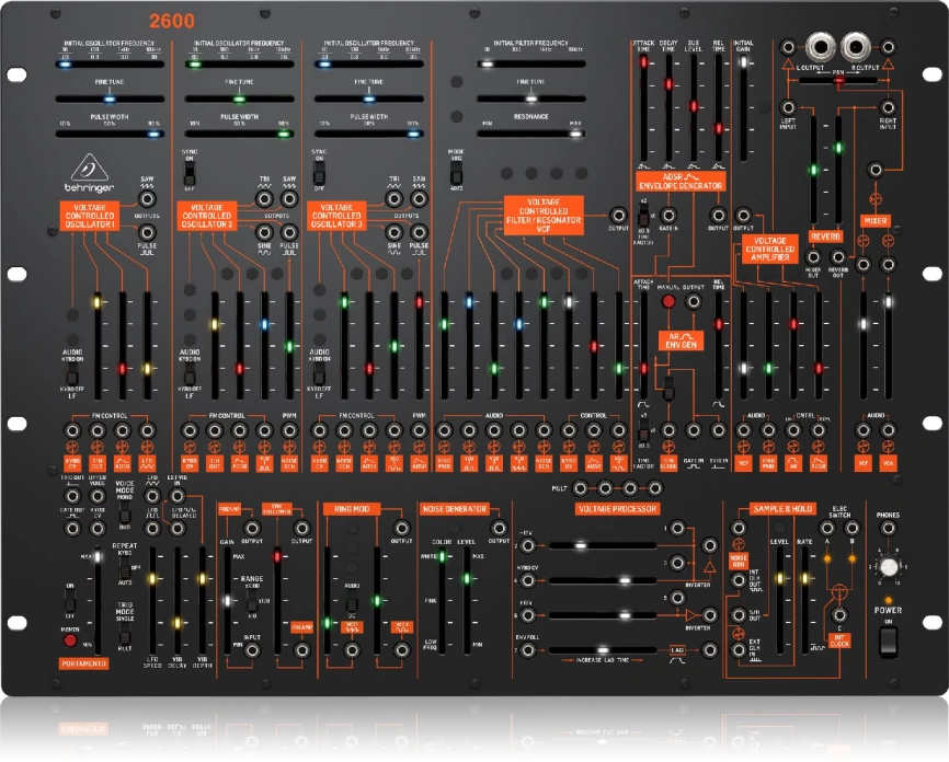Экспандер/гейт/компрессор BEHRINGER MDX-2600  2-канальный   фото 2