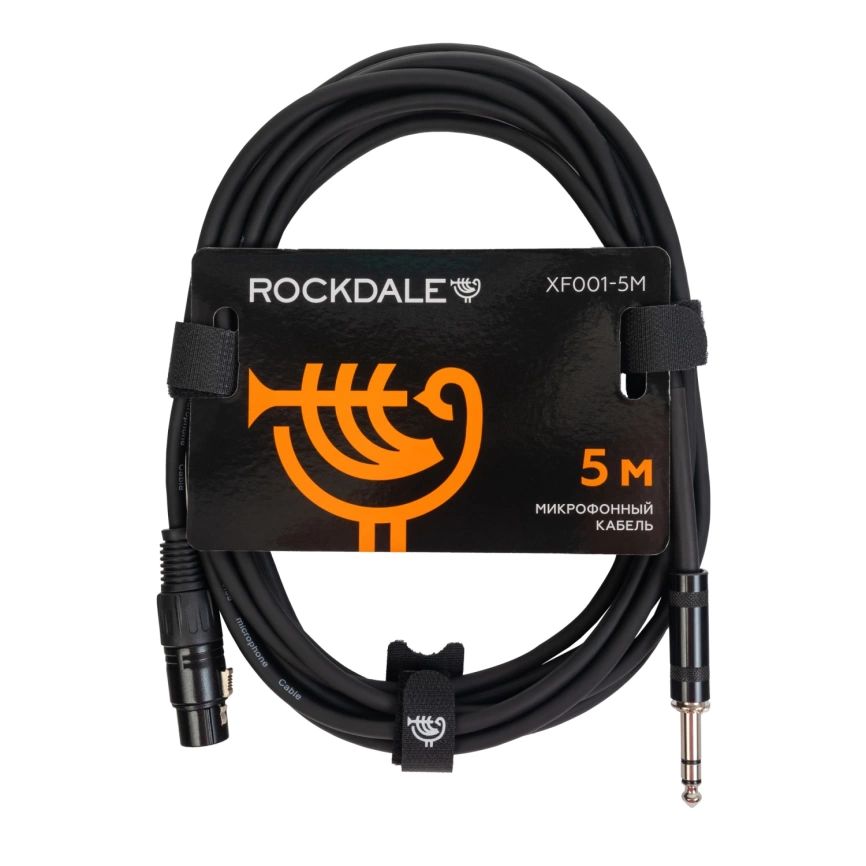 Кабель ROCKDALE XF001-5M разъем XLR фото 1