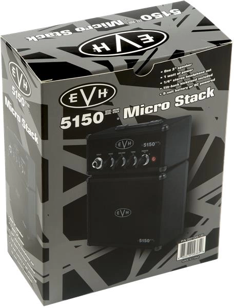 Комбоусилитель EVH STEALTH MICRO STACK Black миниатюрный фото 4