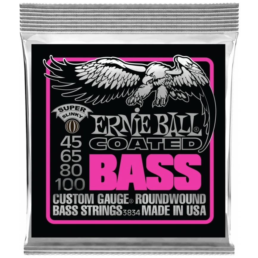 Струны д/бас ERNIE BALL 3834 (45-100) фото 1