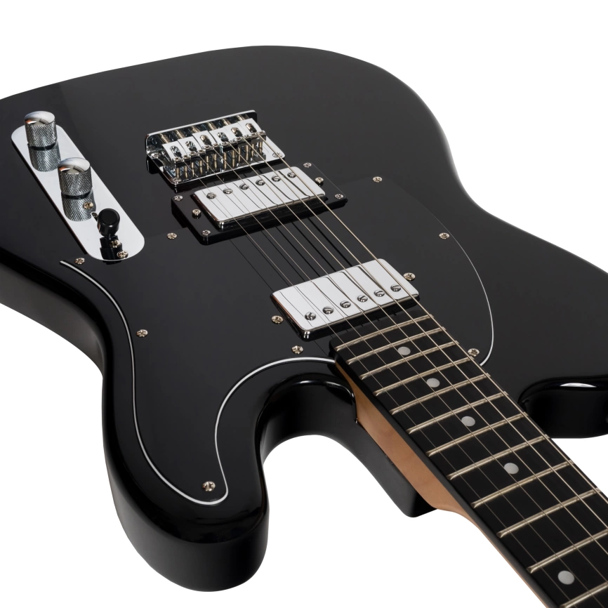 Электрогитара ROCKDALE STARS TE HH BK черный фото 7