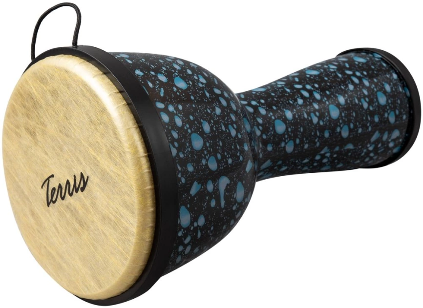 Джембе TERRIS DPC-10 MAZUT черный с пузырями фото 3