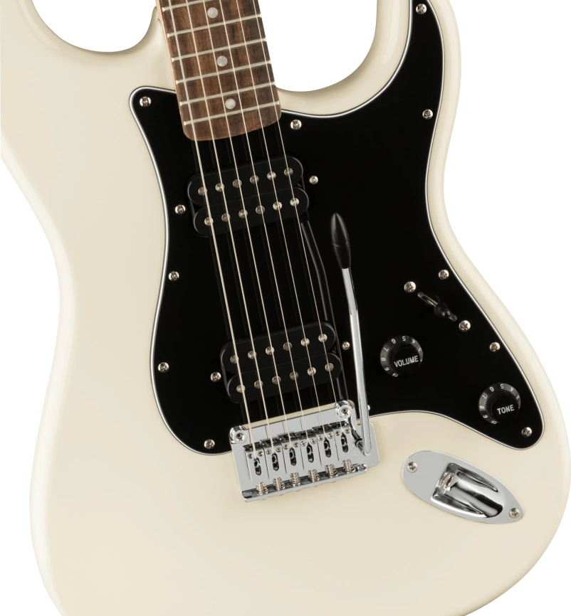 Электрогитара FENDER SQUIER AFFINITY 2021 STRATOCASTER HH LRL OLYMPIC WHITE белый фото 4