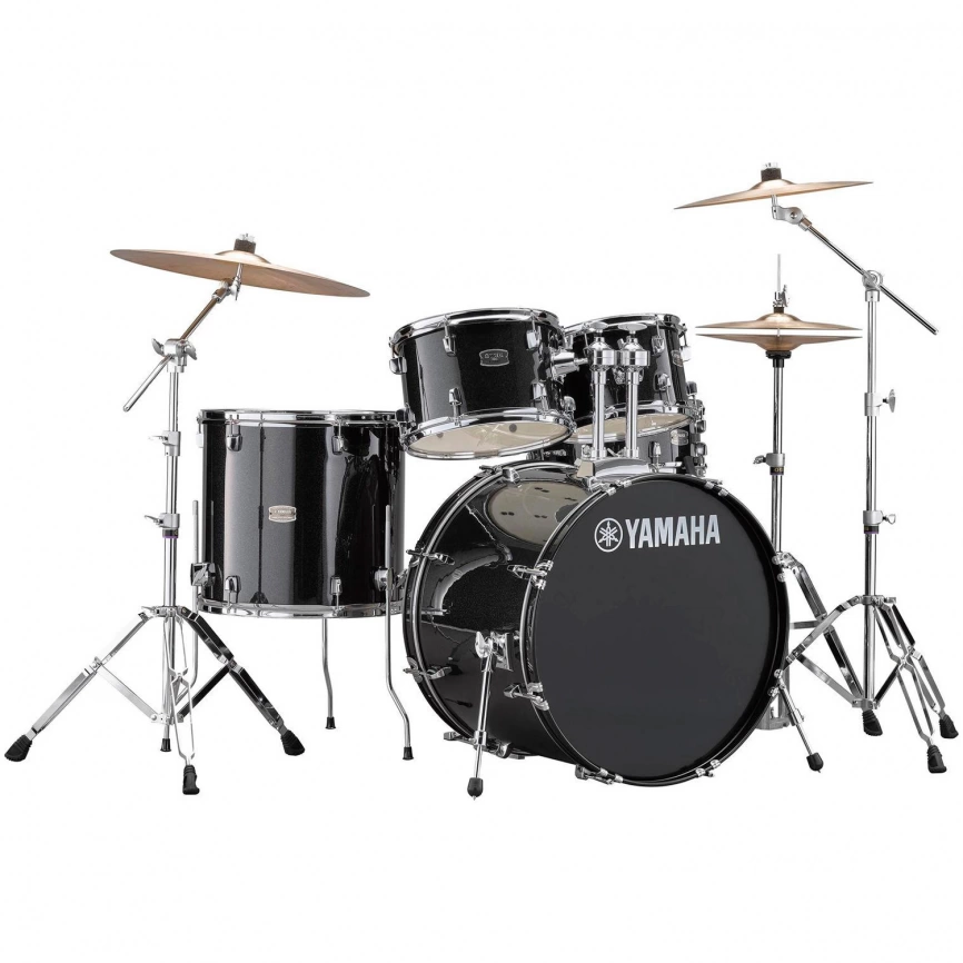 Барабанная установка YAMAHA DRUM SET RDP2F5 Black Glitter фото 1