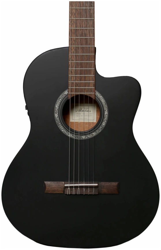Классическая электроакустическая гитара ALMIRES CEC-15 BKS фото 2
