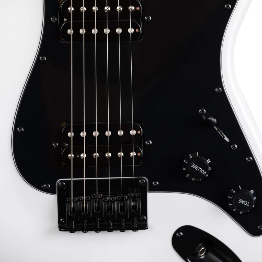 Электрогитара ROCKDALE STARS PLUS HH MAPLE BK черный фото 6