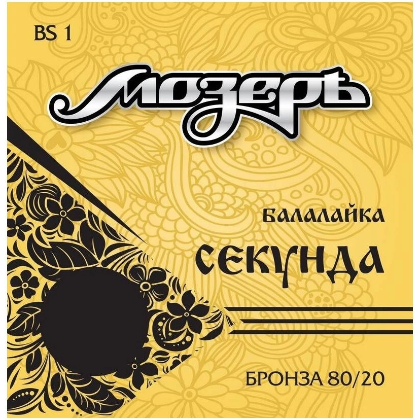 Струны д/балалайки МОЗЕРЪ ВS 1 фото 1