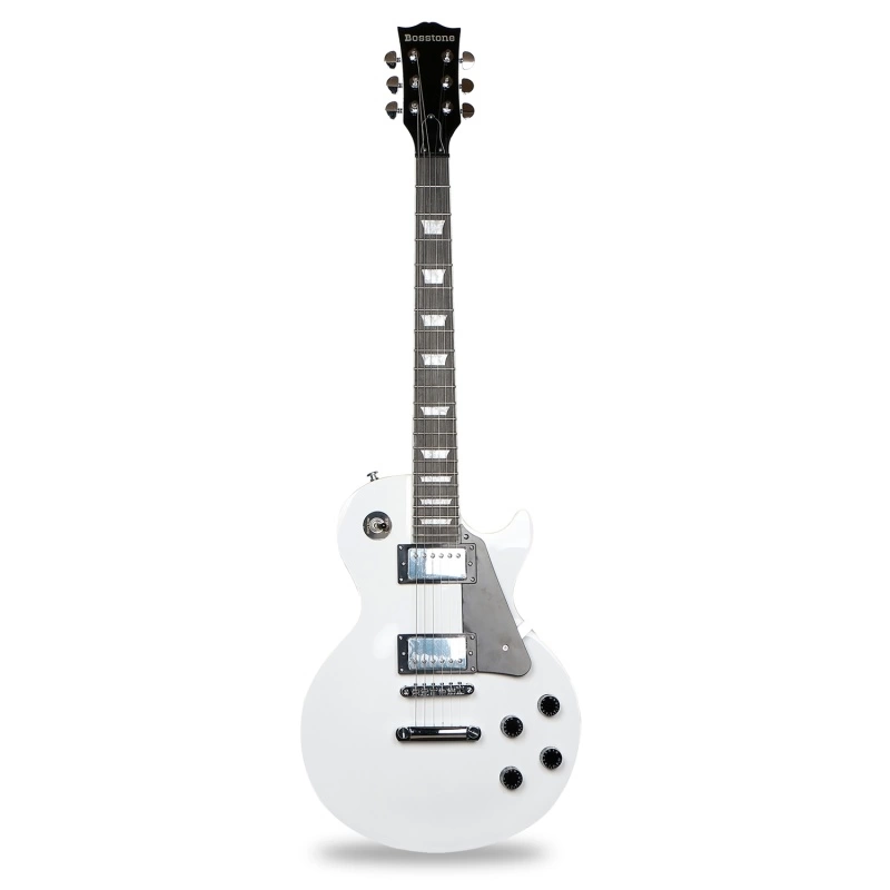 Электрогитара BOSSTONE LP-6 WH+Bag белый фото 1